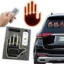 Car Gesture Light, Led Hand Sign For Car,Car Finger Lighthand Gesture Car Light Hand Gesture Lights Hand Gesture Light for Car Finger Gesture Light With Remote Funny Car Accessory Gifts for Men(1pcs)