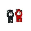 New JD Car Accessories,For Hyundai Xcent/i10/i20/EON Car Black and Red automotive Car Battery Terminal M6bolt Adjustable Clamp Clip Connector 2 Pieces