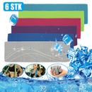 6X  Cooling Towel Kühlhandtuch Fitness Kühlendes Abkühlung Laufen Fitness DE 