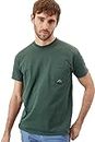ROY ROGER'S T-Shirt Girocollo Cotone Verde Pocket P24