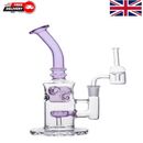 Water Pipe Dabs Recycler Oil Rig Glass Bong with Percolator Pipes with 14 mm Joi