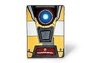Official Borderlands Claptrap Fleece Throw Blanket - 45x60-Inch Cozy Accessory - Perfect for Bed, Couch, Chair - Fuzzy Lightweight Comforter Featuring Iconic Robot from Game - Licensed Merchandise