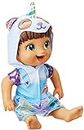 BABY ALIVE Tinycorns Doll, Panda Unicorn, Accessories, Drinks, Wets, Brown Hair Toy for Kids Ages 3 Years & Up