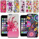 Per iPhone 6 6S/iPhone 6 Plus 5-5 fiore custodia pelle gel di silicone + pellicola