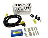 FLOWBEE Home Haircutting System with Plastic Vacuum Adapter, White and Yellow, Trimming, Professional