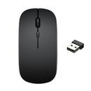Wireless Rechargeable Mouse for Laptop Computer PC, Slim Mini Noiseless Cordless