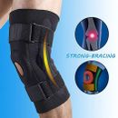 Knee Support AOLIKES Brace Double Metal Hinged Full Knee Support Soft Protection