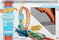 Hot Wheels Track Builder Unlimited Playset Loop Kicker Pack, 10 Track Component Parts & 1:64 Scale Toy Car