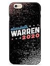 Inspired Cases - 3D Textured iPhone 6 Plus/6s Plus Case - Protective Phone Cover - Rubber Bumper Cover - Case for Apple iPhone 6 Plus/6s Plus - Elizabeth Warren for President 2020 - Black Case