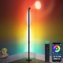 Lámpara de pie DIY LED lámpara de esquina lámpara de esquina RGB lámpara de pie con mando a distancia y APP