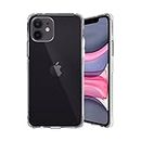 Amazon Brand - Solimo Bumper for iPhone 11 (Silicone_Clear)