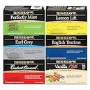Bigelow Tea Black Tea 6 Flavor Variety Pack, Caffeinated Tea with Mint, Lemon, Constant Comment, English Teatime, Earl Grey, and Vanilla Chai, 20 Count Box (Pack of 6), 120 Total Tea Bags