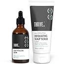 ThriveCo Scalp Care Kit: AHA BHA PHA Exfoliating Scalp Scrub,100ml & Vitalizing Serum,50ml | For Scalp Related Problems Like Dryness, Dandruff & Itchiness | Provides Clean Scalp & Promotes Hair Growth