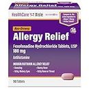 HealthCareAisle Allergy Relief - Fexofenadine Hydrochloride Tablets USP, 180 mg – 90 Tablets – Allergy Medication, Non-Drowsy 24-Hour Allergy Relief