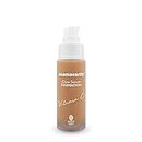 Mamaearth Glow Serum Matte Light Coverage Foundation Creamy With Vitamin C & Turmeric For 12-Hour Long Stay for All Skin types- 09 Warm Glow - 30 Ml