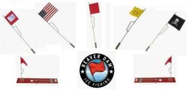 BEAVER DAM ARCTIC FISHERMAN ICE FISHING TIP-UP REPLACEMENT FLAGS CHOICE