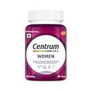 Centrum Women, World's No.1 Multivitamin with Biotin, Vitamin C & 21 vital Nutrients for Overall Health, Radiance, Strong Bones & Immunity (Veg) Pack of 30 Tablets