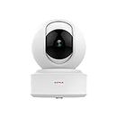 CP PLUS 3MP Full HD Smart Wi-fi CCTV Home Security Camera | 360° View | 2 Way Talk | Cloud Monitor | Motion Detect | Night Vision | Supports SD Card, Alexa & Ok Google | 15 Mtr, White- CP-E31A