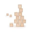 Uncle Goose Lowercase Alphablank Blocks - Made in The USA