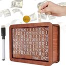 Cash Vault Wooden Savings Box - Wooden Cash Saver Money Box, Cash Saver Box