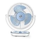 HM-Starlite 300 MM 12 Inch Table Fan | Ultra High Speed 3 Blade Fan | Adjustable Speed Setting | With 1 Year Warranty | (Pack of 1) (Blue & White)