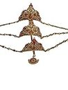 Kkalakriti Three 3 Steps Crown Free Size Jewellery for Bharatanatyam Dance Performance