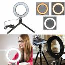 LED Studio Ring Light Dimmable Light Photo Video Lamp + Stand For Camera Shoot