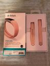 USED PINK  FITBIT ALTA LEATHER ACCESSORY BAND SIZE LARGE
