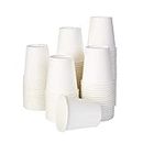ECO BRO Vasos De Papel Biodegradables Compostables Ecológicos 200 ml Desechables para Agua Bebidas Calientes y fría (100)
