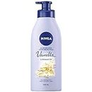 NIVEA Oil-Infused Vanilla & Almond Oil Body Lotion | Non-greasy, Fast Absorbing Daily Moisturizer |24H Deep Moisture |For all skin types Normal to Dry | Dermatologically tested | 500 mL