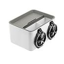 Common To All Cars Car Armrest Box Storage Box Auto Tissue Box Car Cup Drink Holder Mobile Phone Holder Multifunctional Storage Box Car Accessories (Color : Grey)