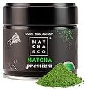 Tè Matcha 100% biologico di alta qualità, 30g [qualità cerimoniale]. Tè verde biologico in polvere dal Giappone. Tè Matcha biologico di qualità cerimoniale.