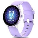 DIGEEHOT Smart Watch for Kids, Fitness Watch Tracker with IP68 Waterproof，19 Sport Modes, Pedometers, Alarm Clock, Heart Rate, Sleep Monitor, Birthday Toy Gifts for Kids Teens Boys Girls (Purple)