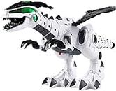 Rahisa Dinosaur Robot Dinosaur Toy, Educational Robot, Mechanical, Children's Toy, Automatic Walking, Open Mouth Opening/Closing, Voice Spraying, Glowing Light, Neck and Tail Sway, Animal Model,