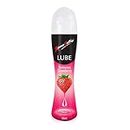 KamaSutra Lube Strawberry Personal Lubricant for Men & Women - 50 ml | Water Based Lube | Compatible with Condoms & Toys | Silicon Free Formula | Long Lasting Pleasure