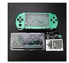 New Replacement PSP 3000 Console Full Housing Shell Cover with Button Screw Set -Green.