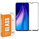 OpenTech® Tempered Glass Screen Protector Compatible for Xiaomi Redmi Note 8 with Edge to Edge Coverage and Easy Installation kit
