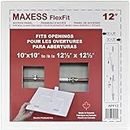 MAXESS Flexfit 12” Spring Fastened Plastic Access Panel Fits Openings from 10” x 10” to 12-1/2” x 12-1/2” Panel Size: 14” x 14”. for Multipack Discount See MAXESS 10 Pack, Listing B0CLX523JG