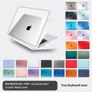 Apple MacBook Hard Case + Keyboard Cover Air 11" 12'' 13" Pro 13" 15.4" 16" inch