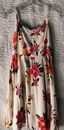 Old Navy Floral Sun Dress XS Women's Rayon/Polyester Blend Lined Skirt 