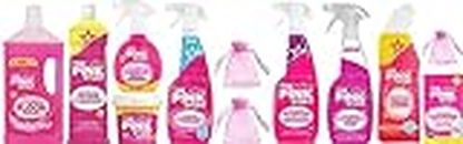 OGD Commerce The Pink Stuff Miracle Household All Purpose Complete Cleaning Bundle: Disinfectant & Cleaners for Floors, Outdoor use, Dishes, Kitchen, Bathroom, Glass Surfaces & Windows, 9 pieces set