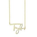 Taylor Album Song Title Necklace, All too Well 1989 Signature Necklace, Gift for Taylor Fans（Signature）