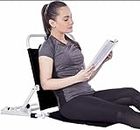 kossto Adjustable Hospital Back Rest for Use on Bed OR Back Support Back Adjustable, Multi Function, 5 Changeable Recline Angles,Foldable & Portable Universal Size (Black)