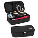 Pencil Case, RAGZAN Large Capacity Pen Case Bag Pouch Holder Stationery Desk Organizer with Zipper for School & Office Supplies(Black)
