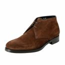 Salvatore Ferragamo Men's "Georgetown" Nubuck Leather Ankle Boots Shoes 