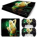 Gam3Gear Vinyl Decal Protective Skin Cover Sticker for PS4 Slim Console & Controller (NOT for PS4 or PS4 Pro) - Sexy Girl