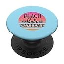 Beach Hair Don't Care, Wild Summer Styles PopSockets PopGrip Intercambiable