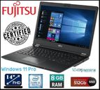 Computer Pc Laptop Notebook Portatile Fujitsu i5-8265U 14" 8GB 512GB SSD Win 11