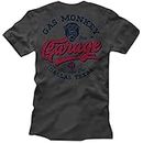 Gas Monkey Garage GMG Logo Tee (as1, Alpha, s, Regular, Regular, Cool Grey)