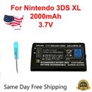 OEM Battery Replacement + Tool For Nintendo 3DS XL 2000mAh 3.7V Rechargeable New